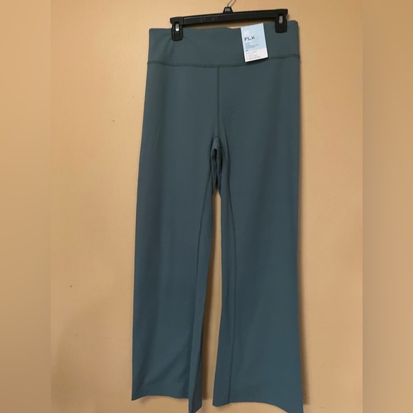 FLX Affirmation High Rise Flare Leggings - Teal - Picture 2 of 5